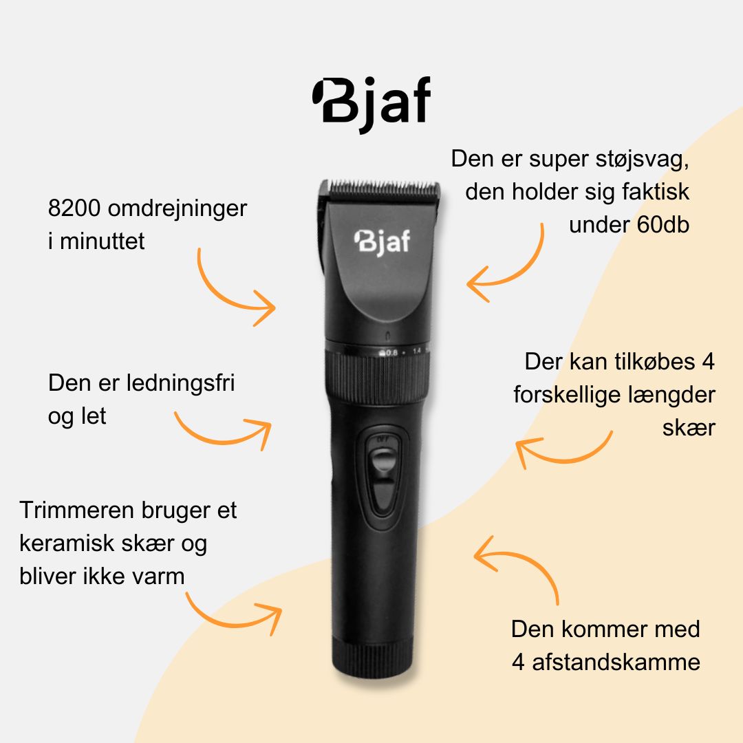 Bjaf Keramisk Pro Hundetrimmer | Bedst i test 2025