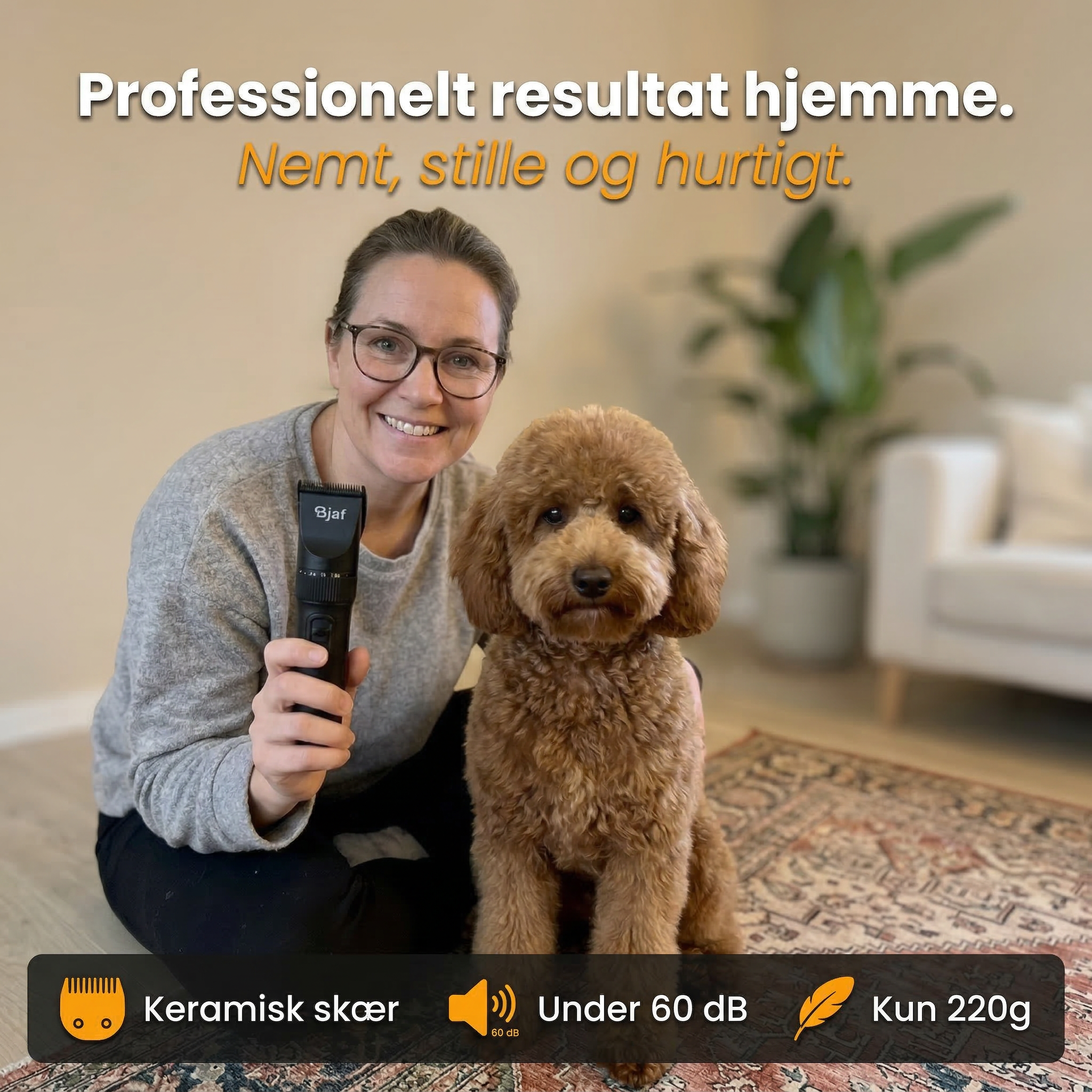 Bjaf Keramisk Pro Hundetrimmer | Bedst i test 2025