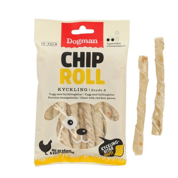 Chicken Chip Roll, 10 stk.– Totteland.dk