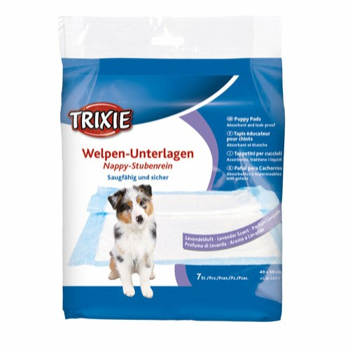 Trixie - Nappy hvalpeunderlag m. lavendelduft, 7 stk.
